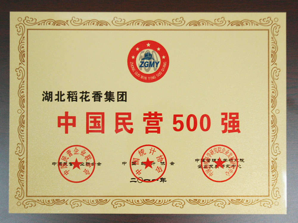 2011年中國民營(yíng)企業(yè)500強